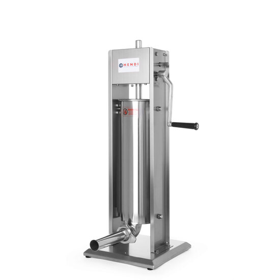 Aparat umplut carnati profesional, capacitate 5 kg, Hendi Profi Line, inox, 4 palnii incluse