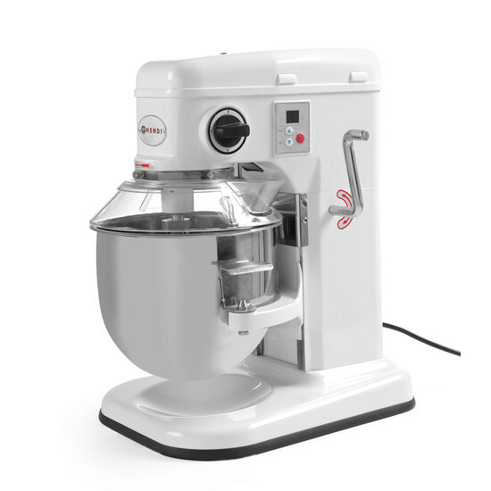 Mixer Planetar Hendi HEAVY DUTY, 7 Litri, 650 W, panou de control digital, Otel inoxidabil, 3 viteze diferite: 128 / 252 / 545 rpm