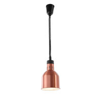 Lampa de incalzire cilindrica, finisaj cupru ø175x(H)250