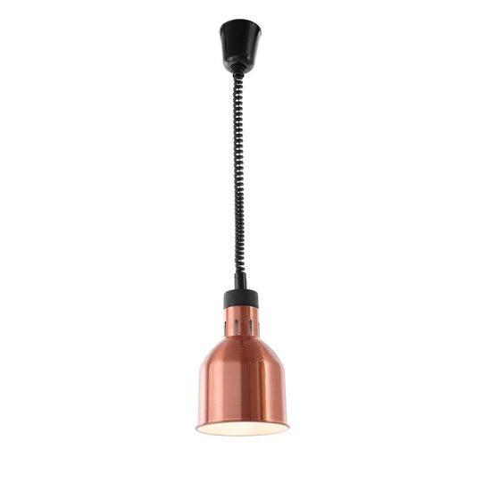 Lampa de incalzire cilindrica, finisaj cupru ø175x(H)250
