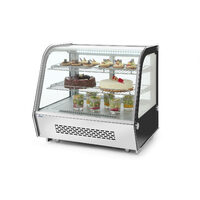 Vitrina rece de prezentare, 160 lt, interval temperatura 2-6 gr C, 160 W, ARKTIC by Hendi, 850x568x(H)686 mm, Clasa energetica B