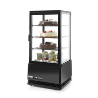 Vitrina de prezentare 78 L (neagra) - 230 V, 170 W, 452X406X (H)966 mm