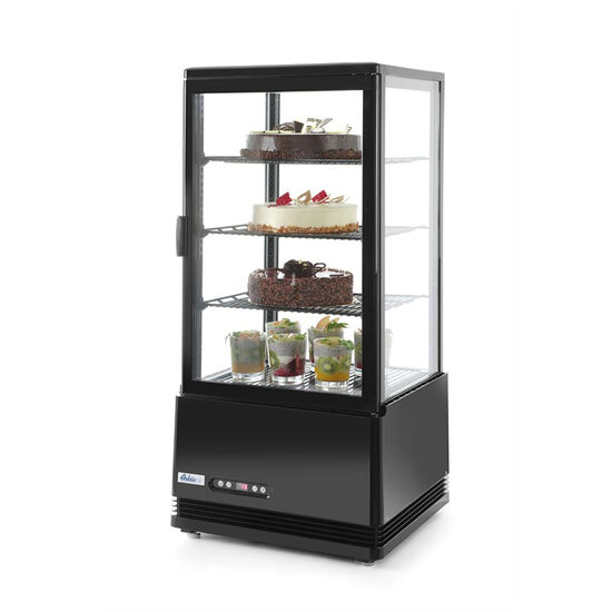 Vitrina de prezentare 78 L (neagra) - 230 V, 170 W, 452X406X (H)966 mm