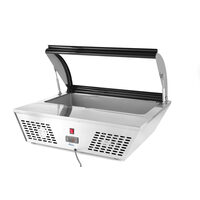 Vitrina frigorifica de prezentare salate, 67 lt, interval temp. 0-12 gr C, 105 W, corp inox, ARKTIC by Hendi, 767x612x(H)328 mm, Clasa energetica C