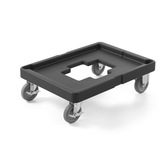 Carucior platforma cu roti pentru transport cutii, 71x53x(H)23 cm, Hendi