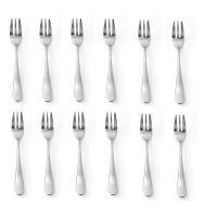 Set 12 x furculite desert (L) 136 mm, inox, Hendi Profi Line