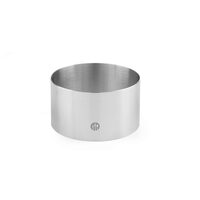 Forma inel pt prajituri si mancaruri 80x(H)45 mm, inox, Hendi, potrivita pentru presa cod Hendi 512203