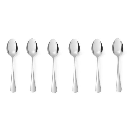 Set 6 linguri pentru masa din inox, (L) 186 mm, finisaj oglinda, Hendi Profi Line