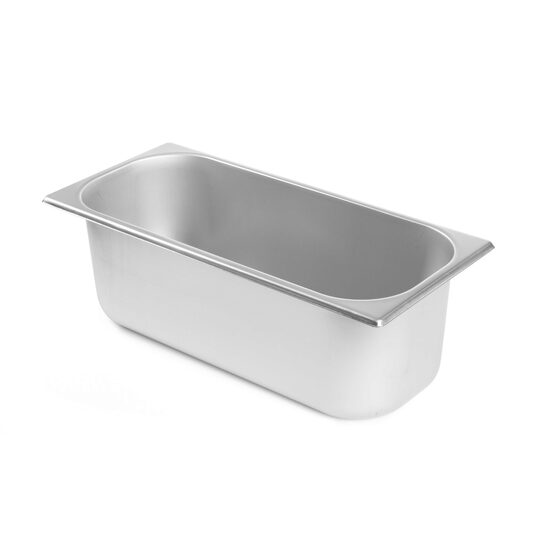 Cuva pentru inghetata, inox, 5 litri, 360x165x(H)120 mm, Hendi Kitchen Line