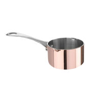 Mini tigaie pentru sos Hendi, cupru/aluminiu/otel inoxidabil, 5 cm diametru x 3 cm inaltime