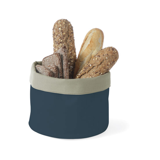 Cos paine, rotund, bumbac rezistent, albastru inchis, 150x(H)150 mm, Hendi