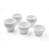 Ramekin, ivoriu, 45 ml 60x60x(H)35 mm - set 12 buc