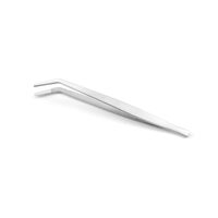 Penseta cu varf curbat, (L)240 mm, inox, pentru peste /manevrare produse fierbinti / decorare, Hendi