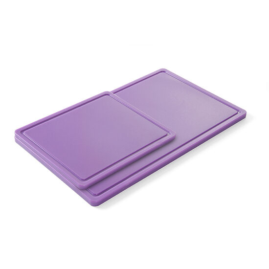Tocator bucatarie GN 1/1, 530x325 mm, polipropilena HDPE, violet -pentru alimente ne-alergene, Hendi, respecta normele HACCP