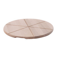 Platou / Planseta pizza, 30 cm, lemn de fag, compartimentat, Hendi