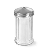 Set 6 dispensere/dozatoare pentru zahar, sticla/inox, Hendi, 75x147 mm