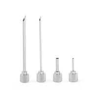 Set 4 duze / varfuri pentru decorare sau umplere prajituri, inox, Hendi