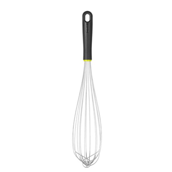 Tel bucatarie tip French, 8 fire rigide si groase din inox, cu maner nylon, 45 cm, Hendi