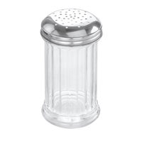 Set 6 dispensere/dozatoare pentru zahar pudra, sticla/inox, Hendi, 335 ml