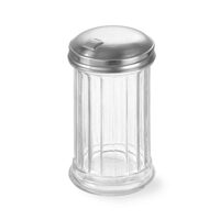 Set 6 dispensere/dozatoare pentru zahar, sticla/inox, Hendi, 75x137 mm