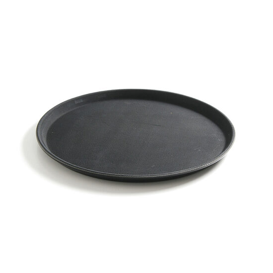 Tava servire rotunda 36 cm, polipropilena, suprafata cauciuc anti-alunecare, Hendi