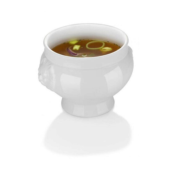 Bol supa 138x(H)95 mm, 500 ml, portelan super-rezistent, Hendi Lionhead