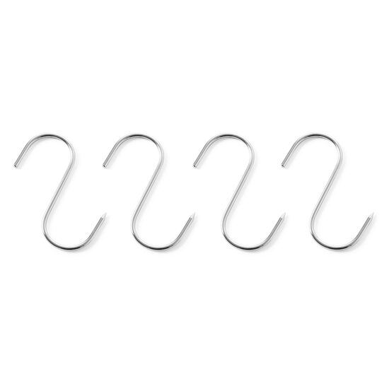 Set 4 x carlige macelarie, inox, 150x6 mm, Hendi