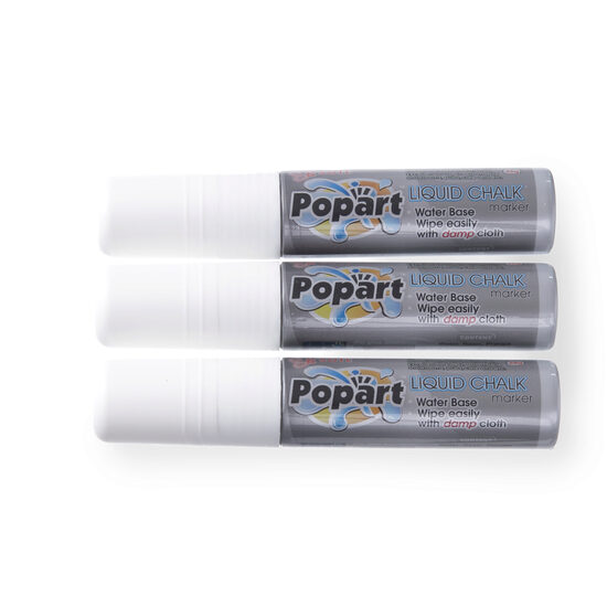 Set 3 Markere Hendi albe (15 mm) pentru tabla