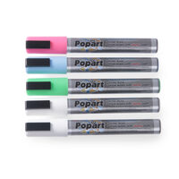 Set 5 Markere Hendi, 1 roz, 1 verde, 1 albastru si 2 albe