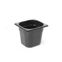 Tava Hendi Gastronorm GN 1/6 100 mm 1.6 lt - policarbonat negru