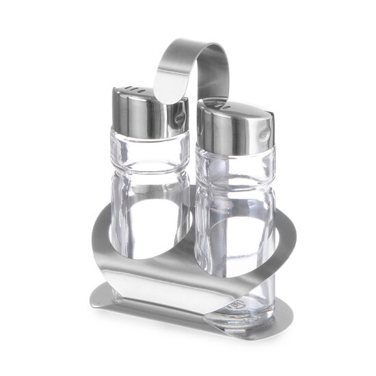 Set 2 piese sare si piper, inox, 85x55x(H)115 mm, Hendi