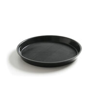 Tava servire, rotunda, diametru 36 cm, margine inalta, polipropilena cu strat anti-alunecare, Hendi