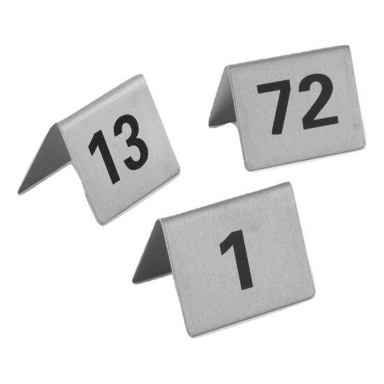 Semn Hendi pentru masa - numere 1-12, 55x52x(H)35 mm