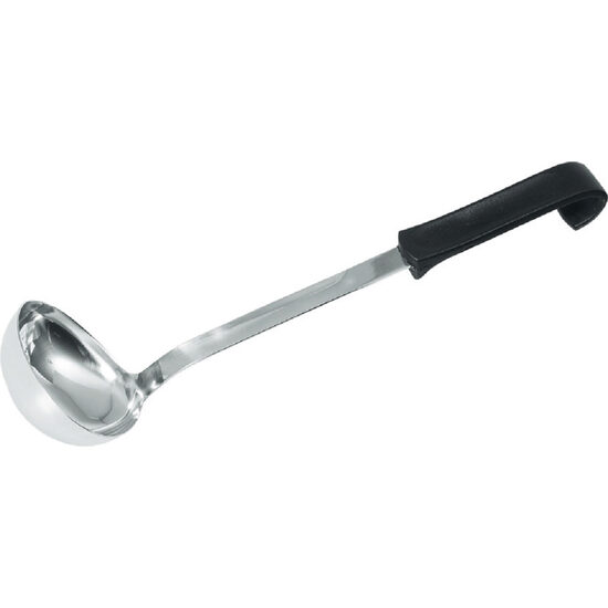 Polonic Hendi pentru supa, otel inoxidabil, maner polipropilena, 0.09 litri, 90x335 mm