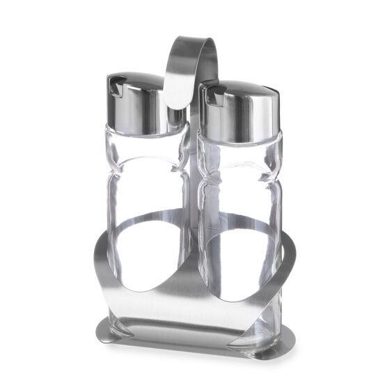 Set 2 recipiente condimente Hendi, otel inoxidabil, 120x75x(H)185 mm