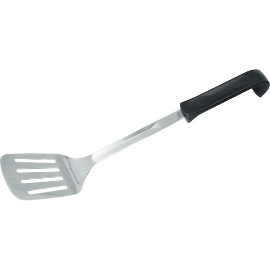 Spatula Hendi cu fante, otel inoxidabil, maner polipropilena, 355 mm