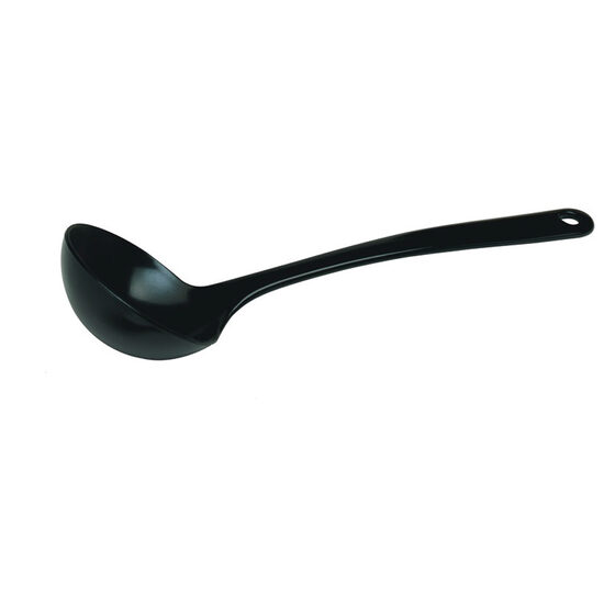 Lingura Hendi pentru sos, neagra 235 mm, 70 ml, plastic rezistent termic