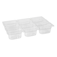 Tava Hendi Gastronorm GN 1/9 65 mm 0.6 litri - policarbonat transparent