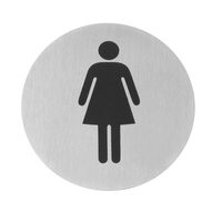 Semn Hendi pentru usa - Femei - 75 mm, otel inoxidabil