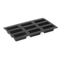 Forma pentru copt din silicon 325x176 mm, Hendi, cu 9 forme Mini-Cake 80x30x(H)33 mm