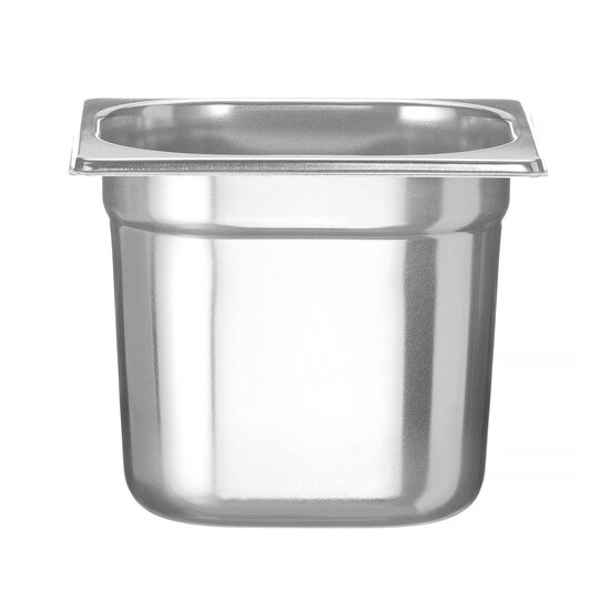 Tava Gastronorm GN 1/6 200 mm, 3.4 lt, inox 18/10, Hendi gama Profi Line,  -40 gr. Celsius/ 300 gr. Celsius
