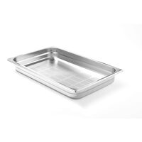 Tava Hendi perforata Gastronorm GN 1/1 65 mm 8.6 lt - gama Profi Line, otel inoxidabil