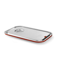 Capac Gastronorm cu banda siliconata GN 2/3 - gama Hendi, Kitchen Line, inox