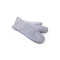 Set 2 x Manusi bucatarie din fibra sticla pt protectie caldura, rezista pana la 350 gr C, lungime 43 cm, Hendi