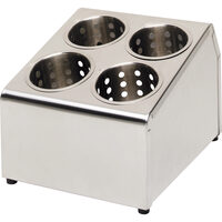 Suport Hendi pentru 4 cosuri tacamuri, Inox, 255x295x(H)215 mm