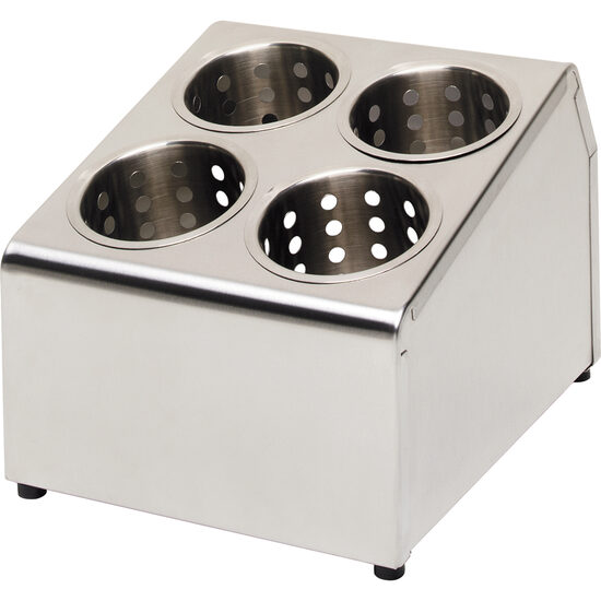 Suport Hendi pentru 4 cosuri tacamuri, Inox, 255x295x(H)215 mm