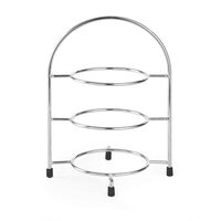 Suport servire pentru 3 farfurii cu diametru max 27.5 cm, Hendi, 290x200x(H)440 mm