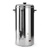 Percolator / cafetiera profesionala, capacitate 10 lt, inox, Hendi, 1500 W, 384x355x(H)530 mm