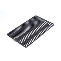 Gratar din fonta striat GN1/1 (530x325 mm) pentru gratarele Hendi Green Fire Profi Line