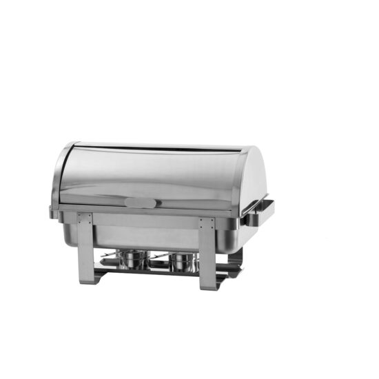 Chafing dish capac rolltop Gastronorm GN1/1, inox, 59x34x(H)40 cm, Model Hendi Rental-Top